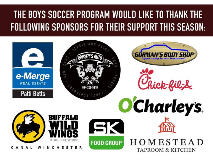 CWHS Boys Soccer Sponsors